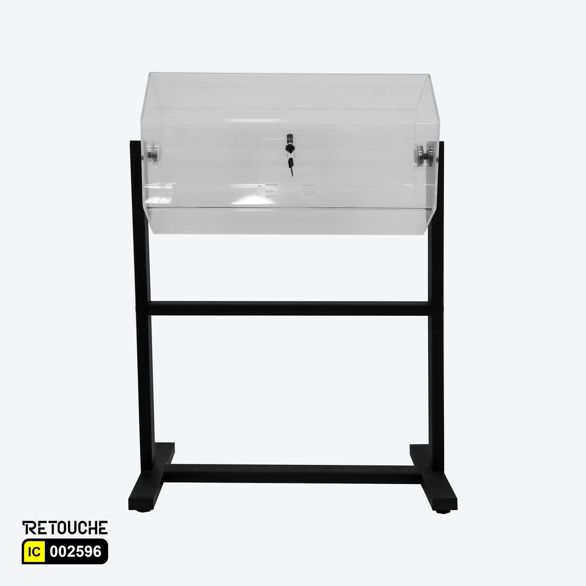 Nhac Raffle Box Raffle Box +Metal Base - Retouche Hub General Trading LLC®