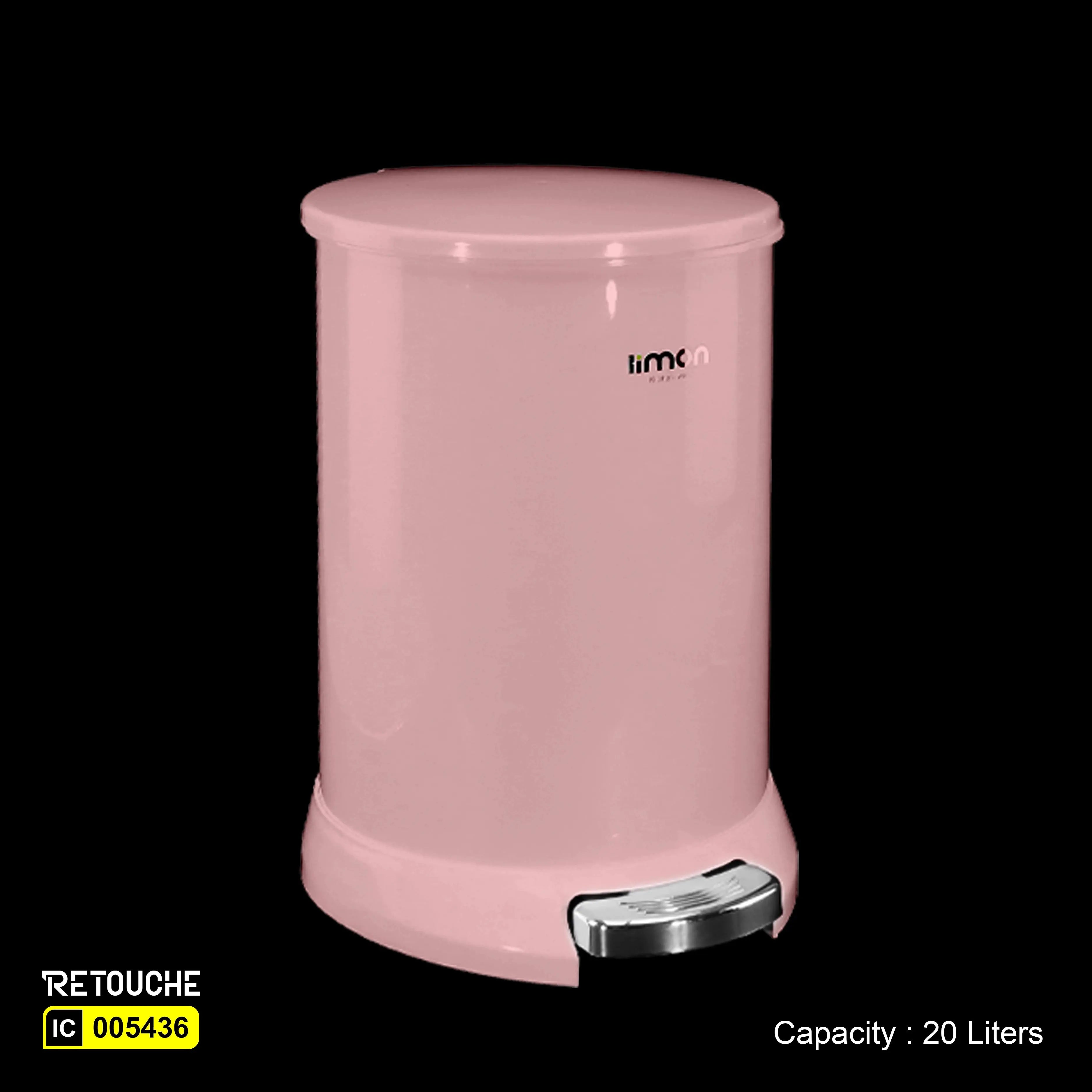 Round Dustbin, Pink color Miscellaneous Products
