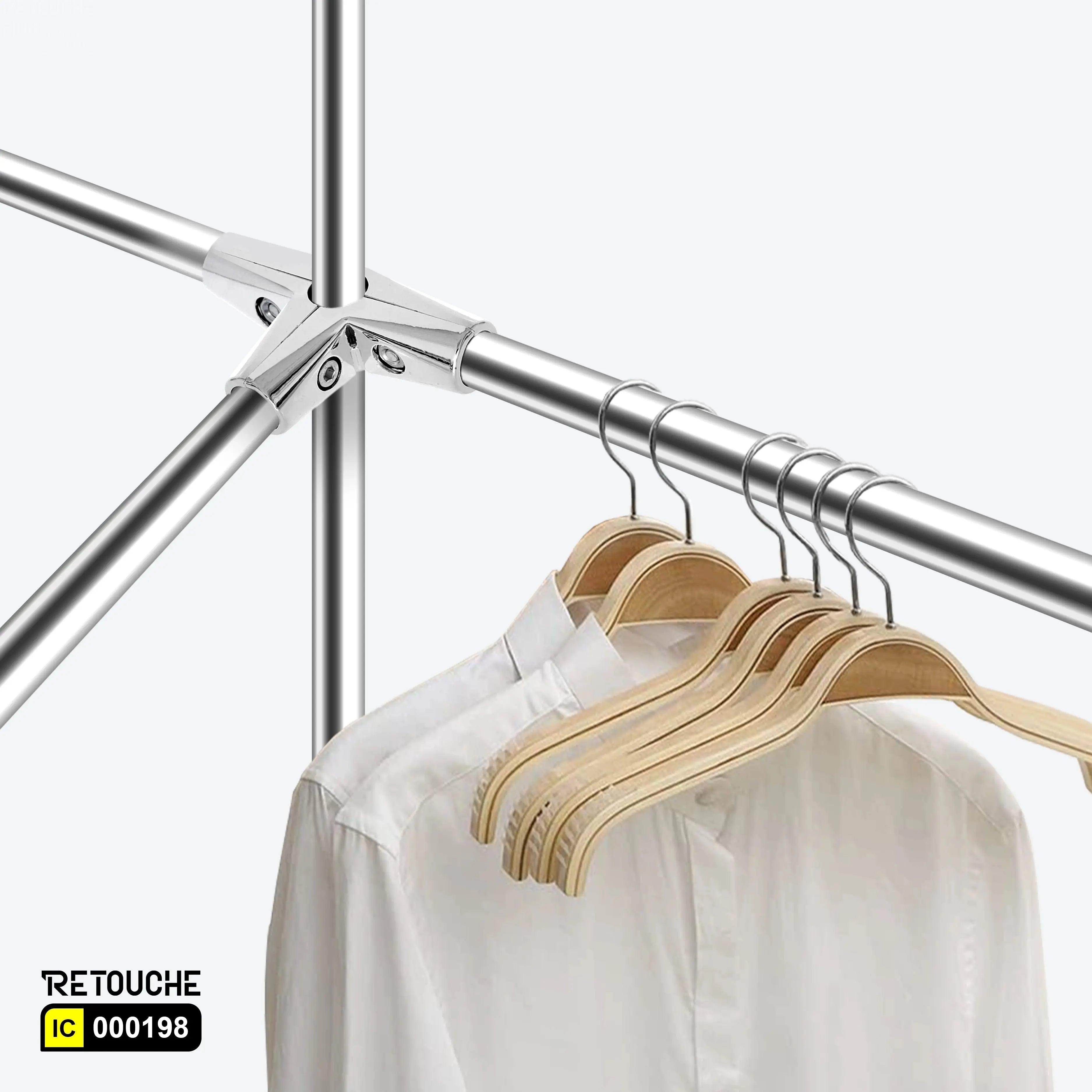 Tube Connector, Fit for 25mm Round tube ,Metal, Chrome Round Tube & Accessories