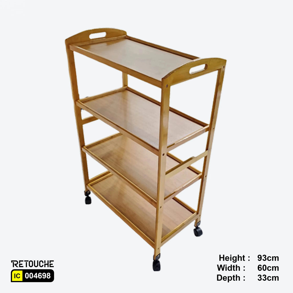 Wooden Tray Trolley Shelving Systems