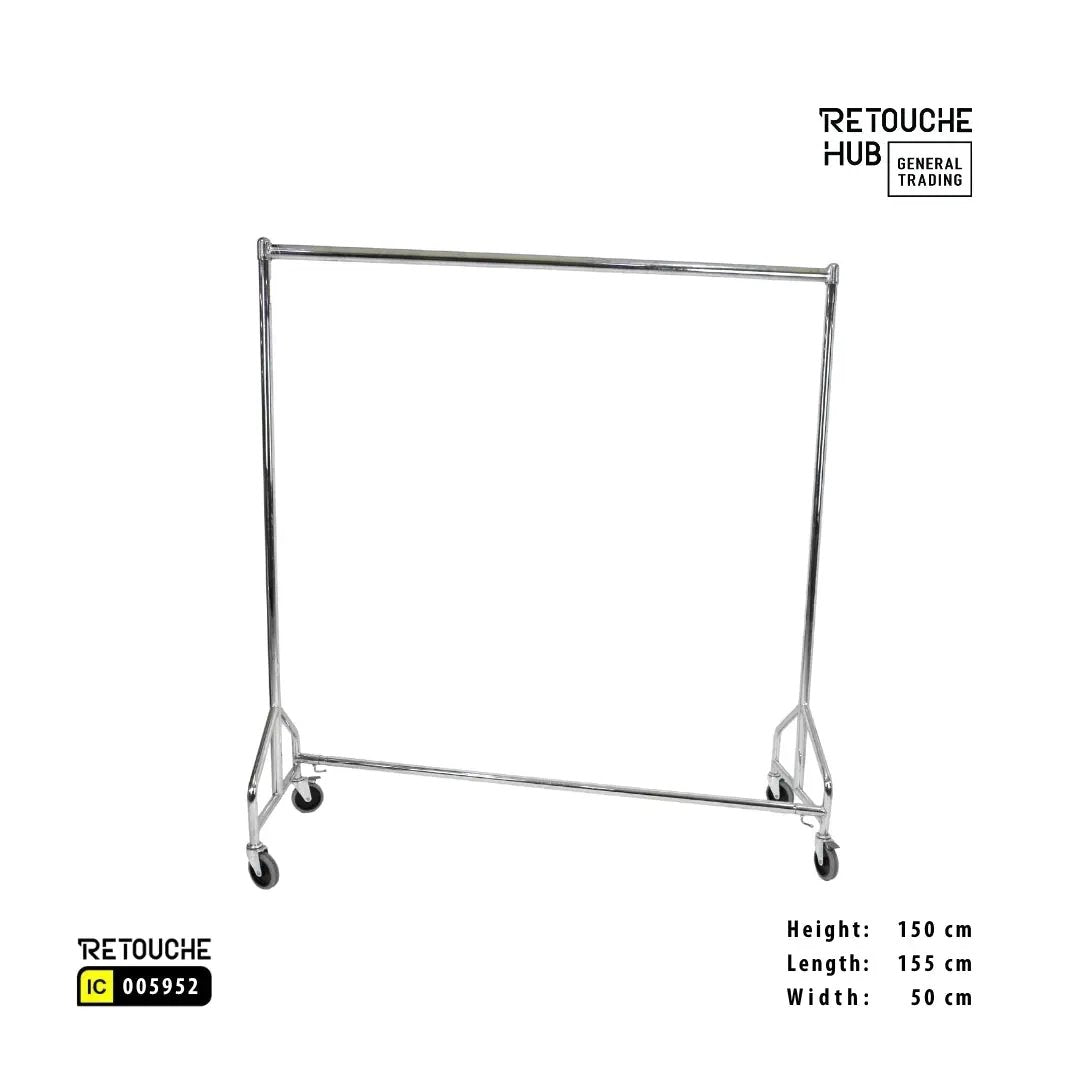 Z Type Garment Rack  Chrome Retouche Hub General Trading L.L.C